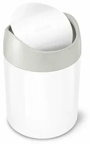 Simplehuman Kosz na śmieci na stół MINI 1,5 l, biały