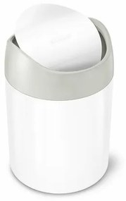 Simplehuman Kosz na śmieci na stół MINI 1,5 l, biały