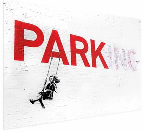 Plakat Parking 30x21 cm bez ramy bez marginesu ARTGEIST B