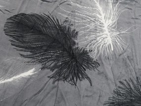 PrzytulneMieszkanie.pl PrzytulneMieszkanie.pl Pościel z mikropluszu VELSOFT szara Rozmiar pościeli: 70 x 90 cm | 140 x 200 cm