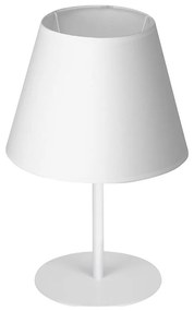 Lampa stołowa ARDEN 1xE27/60W/230V śr. 20 cm biały