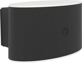 Eglo 75875 - Zewnętrzny ściemnialny kinkiet LED VALGIANO LED/5W/5V 2000 mAh IP44 czarny