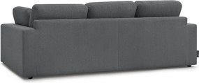 Ciemnoszara sztruksowa sofa 250 cm Belair – Bobochic Paris