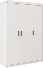 Biała trzydrzwiowa szafa garderoba do sypialni F7-F50