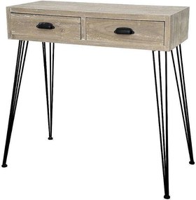 Konsola 80x80x36 cm czarna Loano Lo012