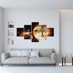 Obraz - Tajemnicze drzewo życia (125x70 cm)