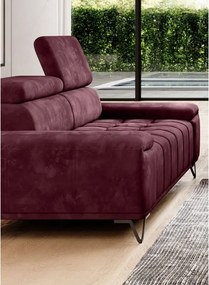 Sofa kanapa PALLADIO z regulowanymi zagłówkami WERSAL