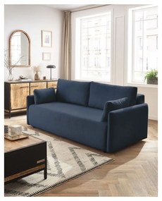 Ciemnoniebieska rozkładana sofa 211 cm Marcel – Bobochic Paris