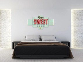 Obraz - Home sweet home (125x70 cm)