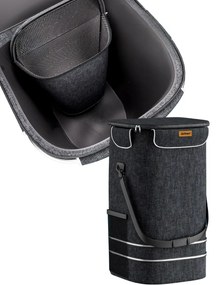 Jurhan Torba na zakupy na kółkach EASY, 50l, czarna