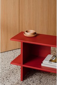 Czerwony metalowy regał 160x57x37 cm Hes – noo.ma