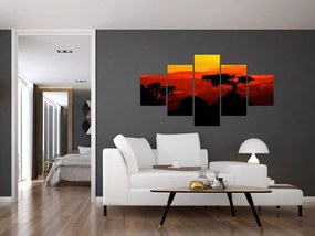 Obraz - Zachód słońca (125x70 cm)