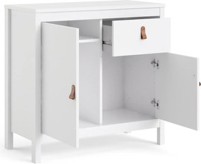 Komoda pokojowa z szafkami i szufladą Madrid 2+1 biały mat