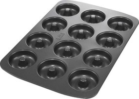 Blacha do Donutów BIRKMANN Easy Baking 12 Form Ø7cm Stal Węglowa Nieprzywierająca Odporna 37x26cm
