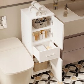 Szafka regał słupek 2 drzwi funkcjonalna z szufladą nowoczesna loft 86 cm