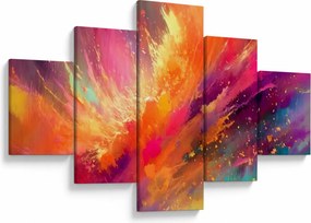 Obraz - Dynamiczna abstrakcja (125x70 cm)