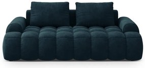 Morska aksamitna sofa 200 cm Linz – Cosmopolitan Design