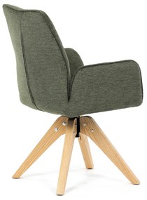 Krzesło do jadalni DCH-C2148 GRN2 z wodoodpornymmateriałem