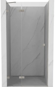 Mexen Lunar drzwi prysznicowe uchylne lewe 70 cm, transparent, nikiel szczotkowany - 834-070-000-97-00-L