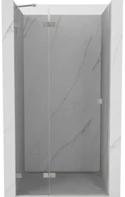 Mexen Lunar drzwi prysznicowe uchylne lewe 70 cm, transparent, nikiel szczotkowany - 834-070-000-97-00-L