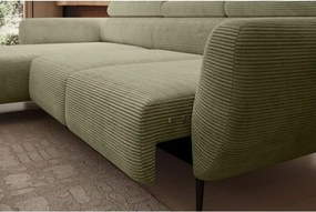 Narożnik ALISSON S/MINI Lewostronny z elektrycznym wysuwem w tkaninie POSO 135 WERSAL