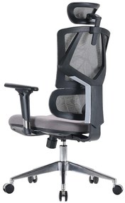 Regulowany fotel do pracy przy biurku Dakota 2.0, zgodny z normą BHP