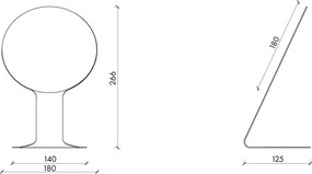 Lustro kosmetyczne 18x26,5 cm Feys – noo.ma