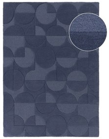 Niebieski wełniany dywan Flair Rugs Gigi, 120x170 cm