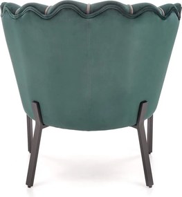 Velvetowy fotel w stylu glamour Angelo