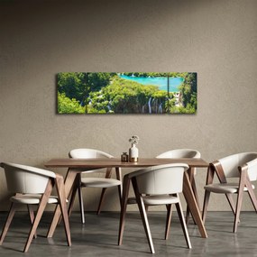 Obraz - Wodospady (170x50 cm)