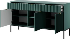Komoda STELLARE 154 cm do Salonu Sypialni Odcienie zieleni