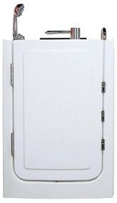 Wanna z hydromasażem i drzwiami - 1 miejsce siedzące - 220 l - 101,5 x 69 x 99 cm - BARUVA