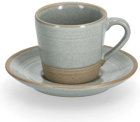 Zestaw kamionkowych filiżanek do espresso, 60 ml