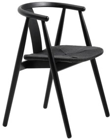 Czarne krzesło Relate – Unique Furniture