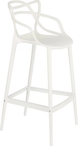 Designerski stołek barowy z tworzywa Lexi