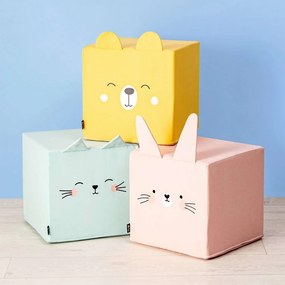 Żółty puf dla dzieci Rainbow Bear – Yellow Tipi