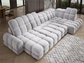 Narożnik TOLLO XL Prawostronny Elektryczna regulacja Tkanina SALVADOR 13 WERSAL