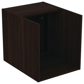 Ciemnobrązowa niska wisząca szafka łazienkowa w dekorze dębu 40x44 cm i.Life B – Ideal Standard
