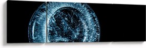 Obraz kropli lodu (170x50 cm)