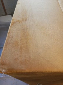 PROMOCJA Rozkładana obustronna sofa narożna do L VENORIA 220x143 cm, musztardowa + 2 poduszki GRATIS II. jakość