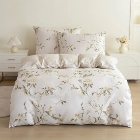 PrzytulneMieszkanie.pl PrzytulneMieszkanie.pl Pościel z mikrofibry LUNAVA kremowa Rozmiar pościeli: 70 x 90 cm | 140 x 200 cm