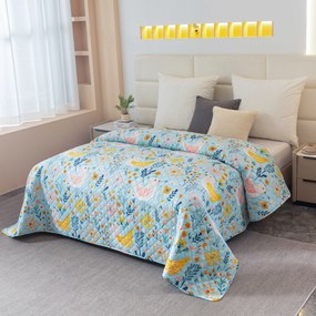 Narzuta na łóżko SPRING TWEET, kolorowy Rozmiar: 170 x 210 cm
