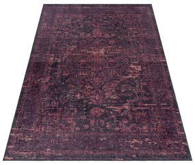 Dywan drukowany antypoślizgowy Fiesta Loft czerwony 80 cm x 150 cm