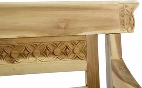 Drewniana 2-osobowa ławka dla dzieci