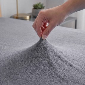 4Home prześcieradło frotte IDEAL szary, 140–160 x 200 cm, 140–160 x 200 cm