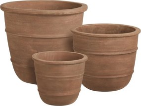 Terakotowe doniczki zestaw 3 szt. ø 48 cm Kragholm – House Nordic