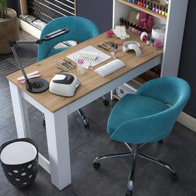 Stolik kosmetyczny Milano White and Walnut
