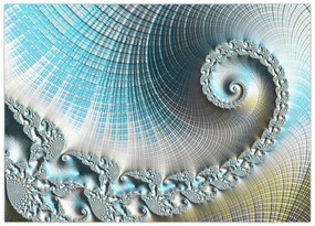 Obraz teksturowanej spirali (70x50 cm)
