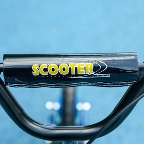 AIYAPLAY hulajnoga dla dzieci, regulowana hulajnoga dla dzieci, z hamulcem, stopką, 2 koła, stal, niebieska