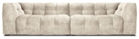 Beżowa aksamitna sofa Windsor &amp; Co Sofas Vesta, 280 cm